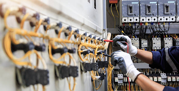 Professional Electrician technician working in Keys, OK